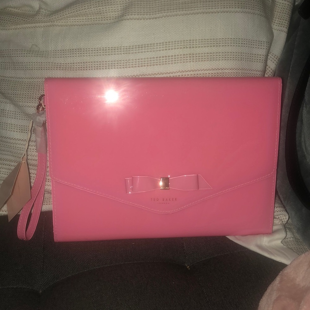NWT Ted Baker bow evelope pouch